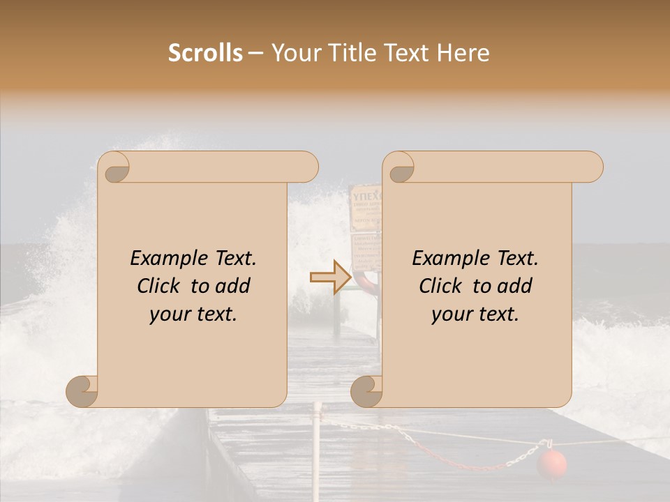Spray Water Warning PowerPoint Template