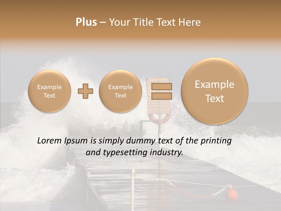 Spray Water Warning PowerPoint Template