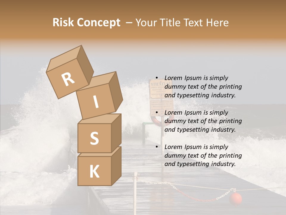 Spray Water Warning PowerPoint Template