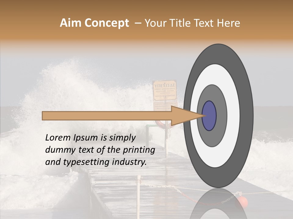 Spray Water Warning PowerPoint Template