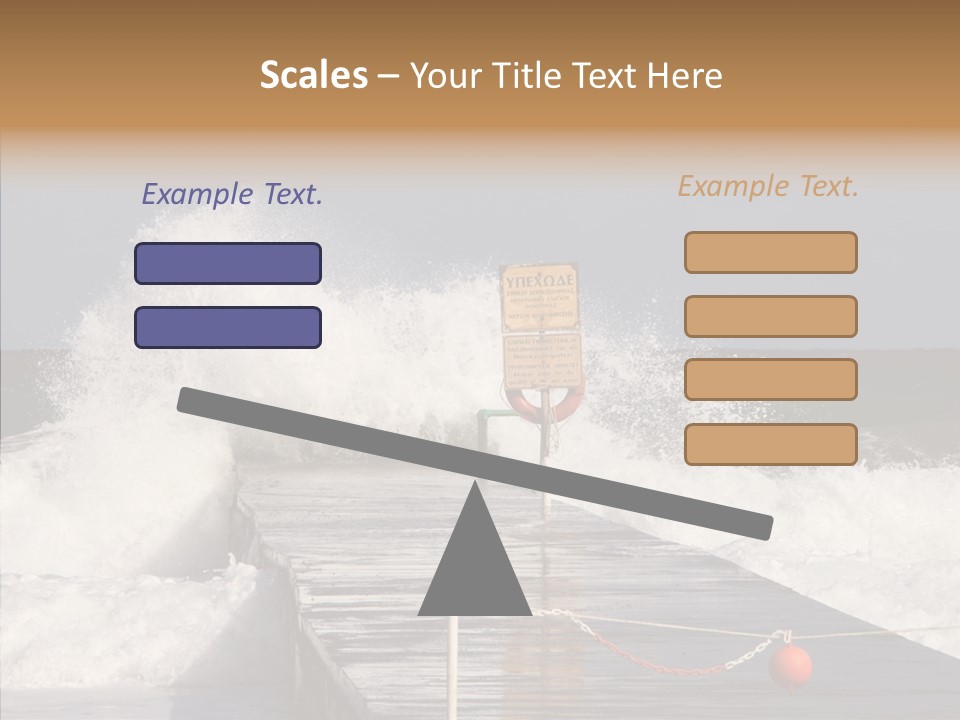 Spray Water Warning PowerPoint Template