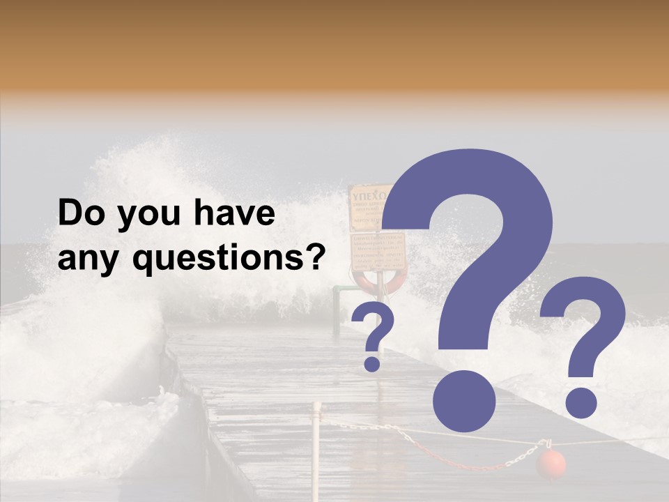 Spray Water Warning PowerPoint Template