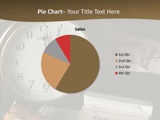 Clock Year's January PowerPoint Template