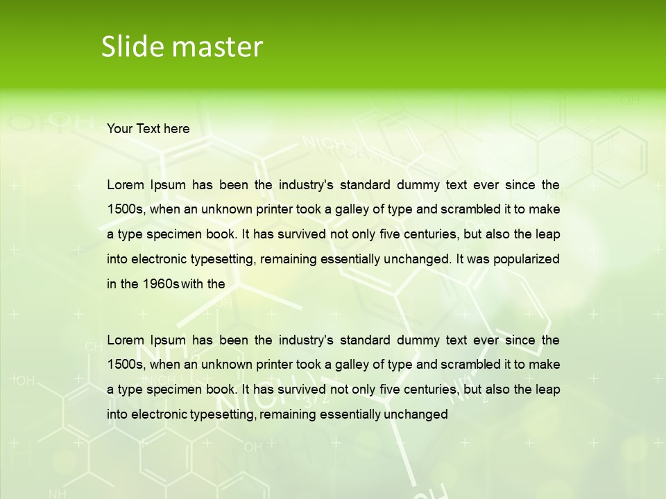 Vector Yellow Shape PowerPoint Template
