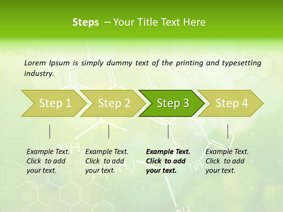 Vector Yellow Shape PowerPoint Template