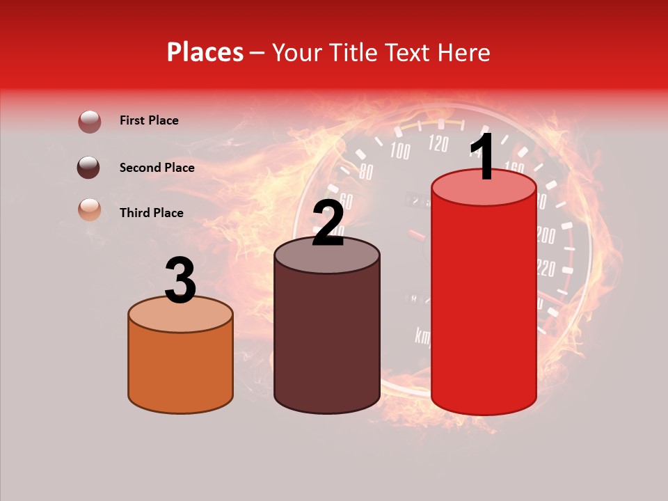 Mode Textured Fire PowerPoint Template