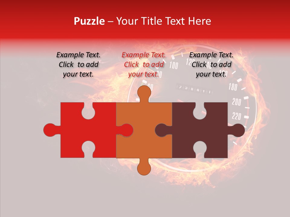 Mode Textured Fire PowerPoint Template