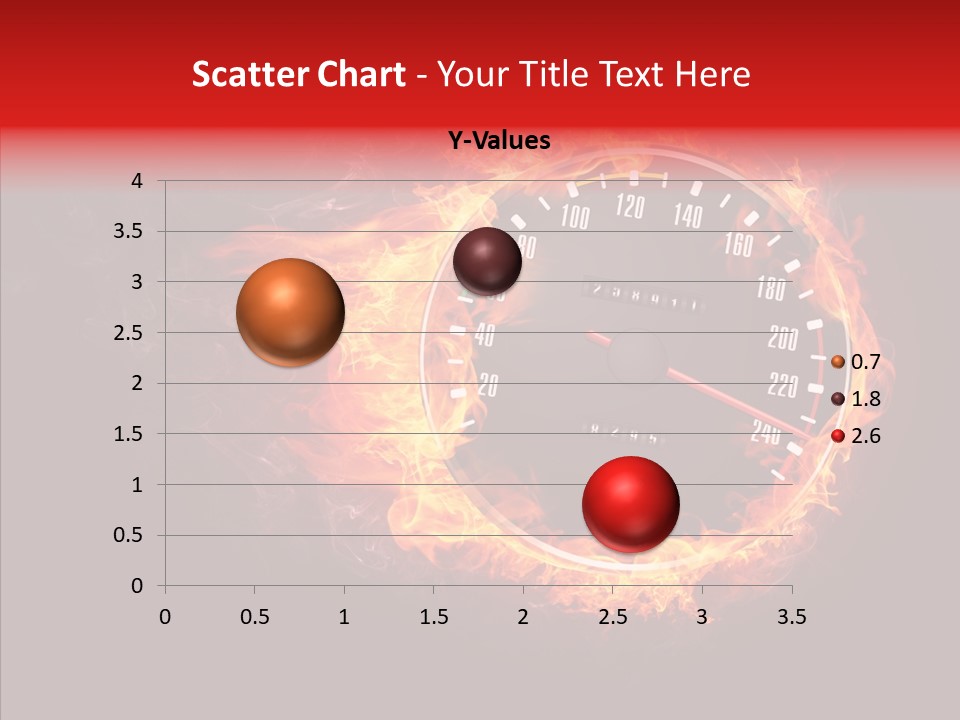 Mode Textured Fire PowerPoint Template