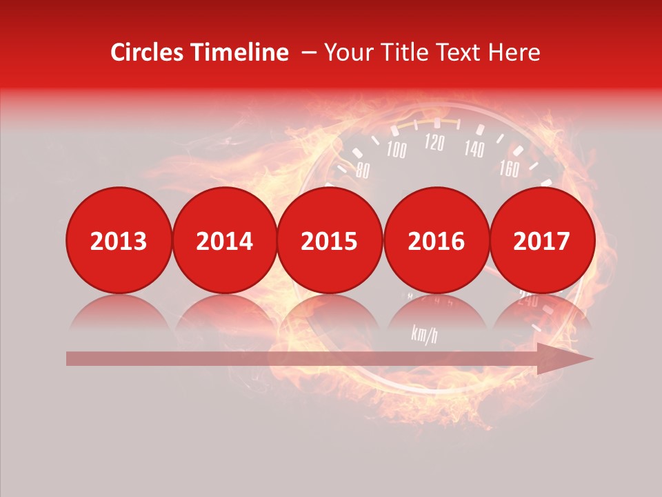 Mode Textured Fire PowerPoint Template