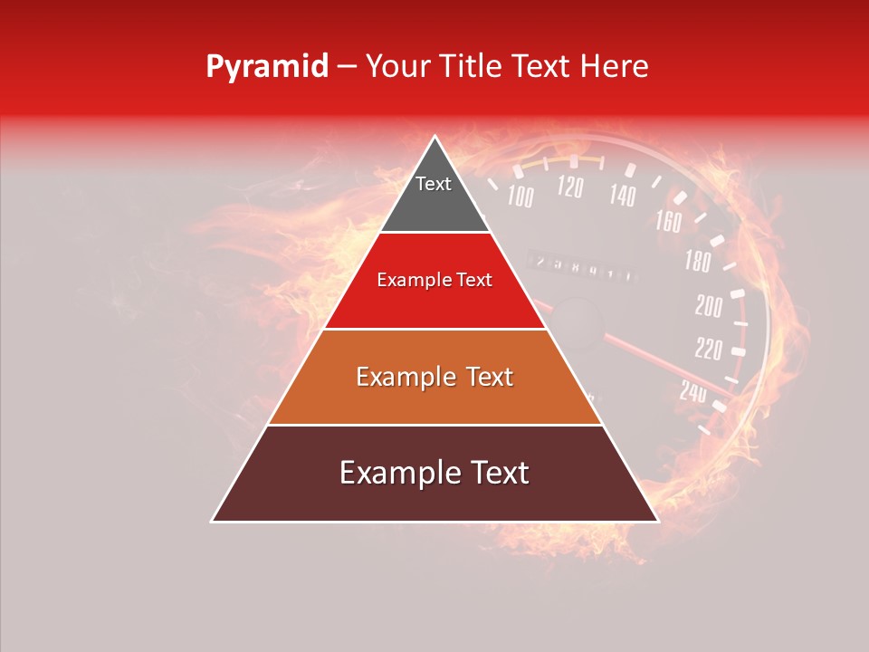 Mode Textured Fire PowerPoint Template