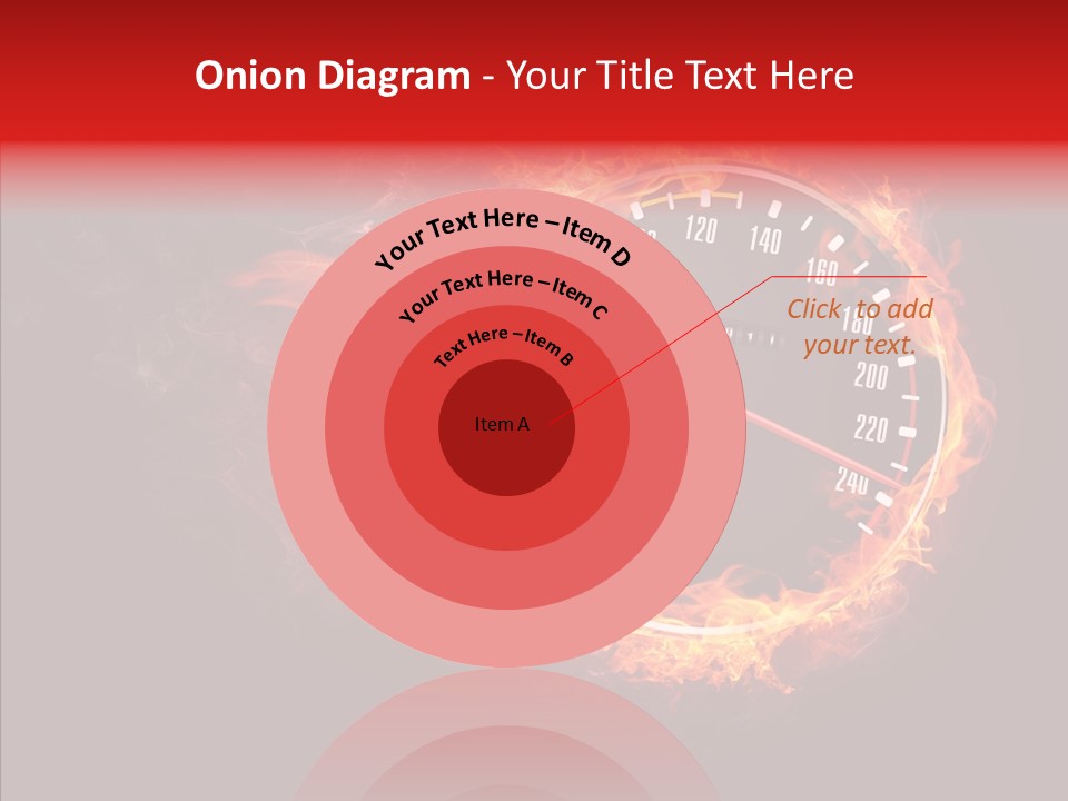 Mode Textured Fire PowerPoint Template