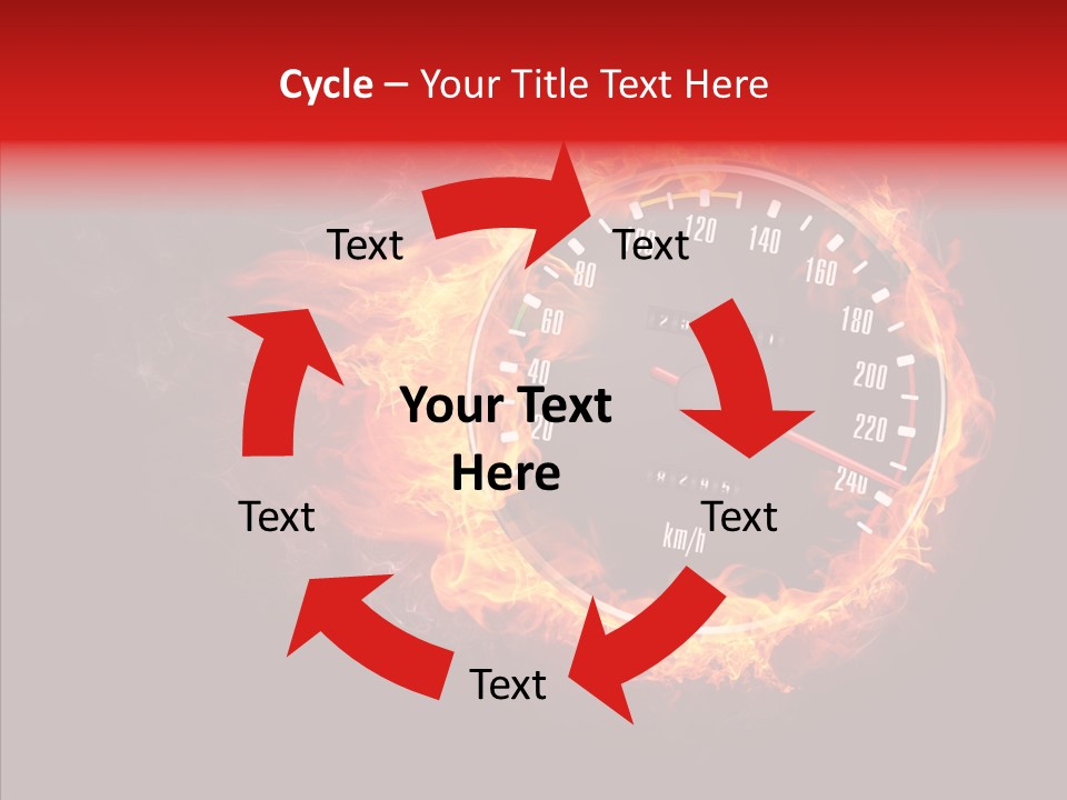 Mode Textured Fire PowerPoint Template