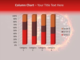 Mode Textured Fire PowerPoint Template