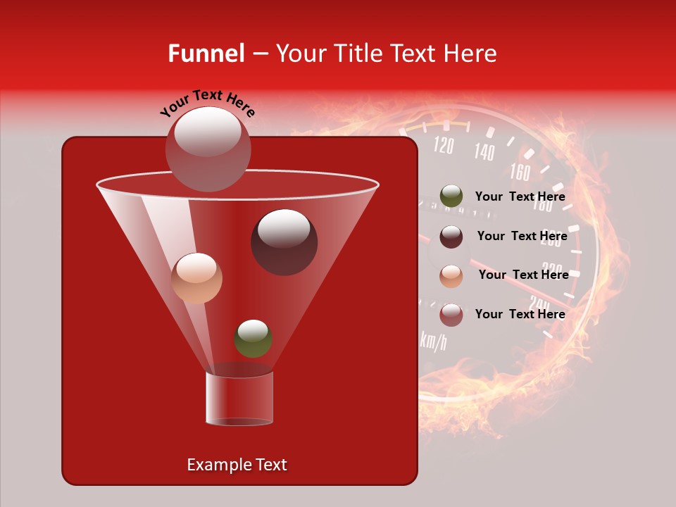 Mode Textured Fire PowerPoint Template