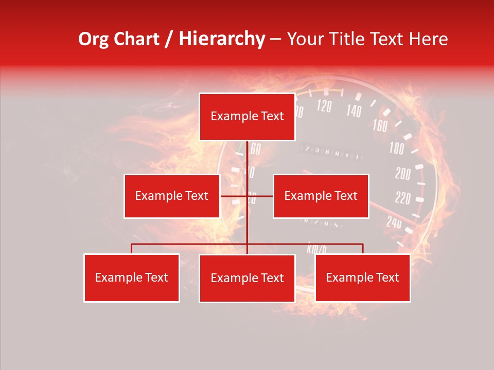 Mode Textured Fire PowerPoint Template