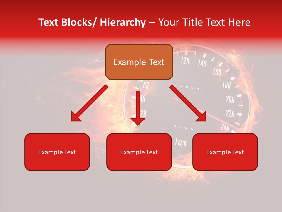 Mode Textured Fire PowerPoint Template