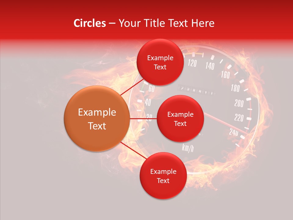 Mode Textured Fire PowerPoint Template