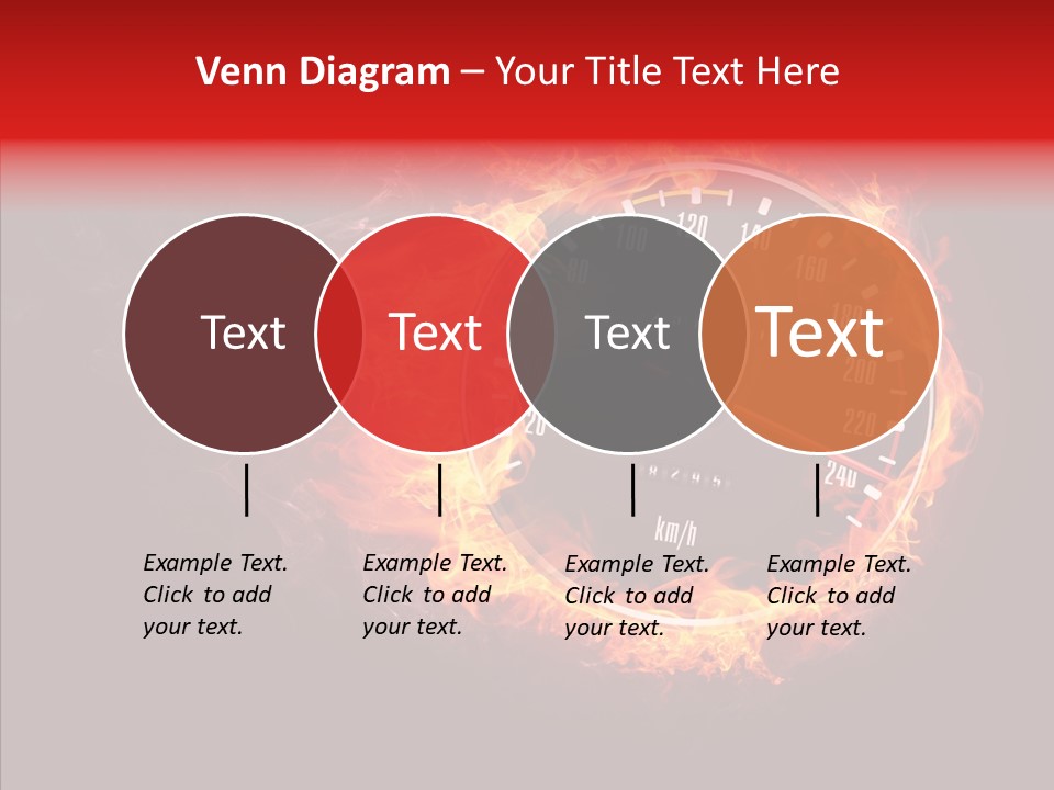 Mode Textured Fire PowerPoint Template