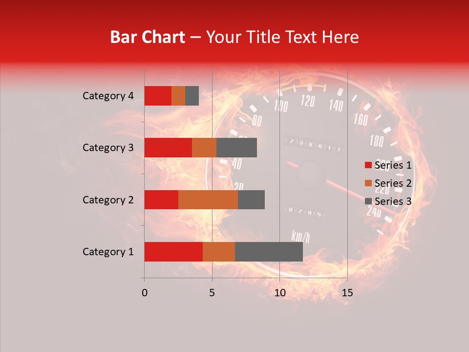 Mode Textured Fire PowerPoint Template