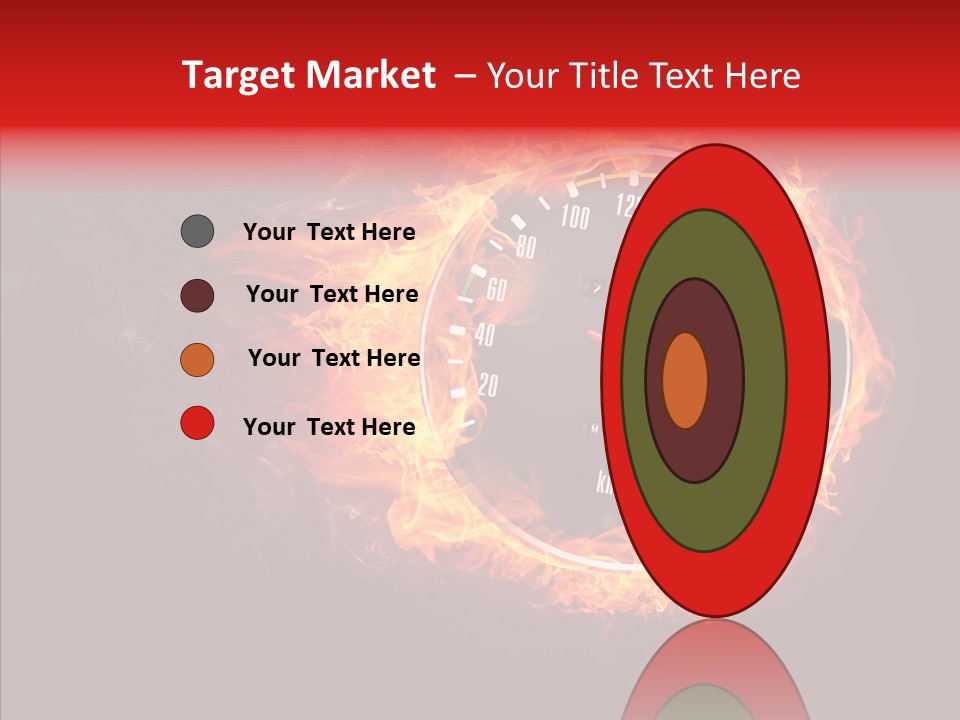 Mode Textured Fire PowerPoint Template