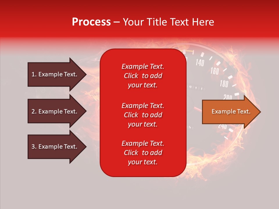 Mode Textured Fire PowerPoint Template