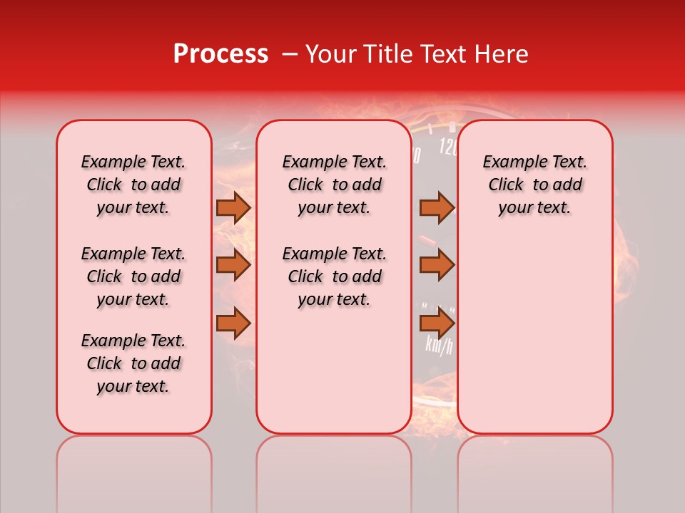 Mode Textured Fire PowerPoint Template