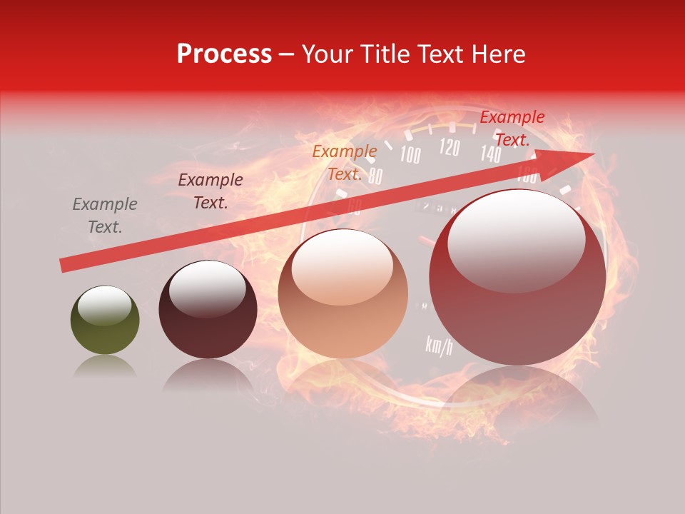 Mode Textured Fire PowerPoint Template