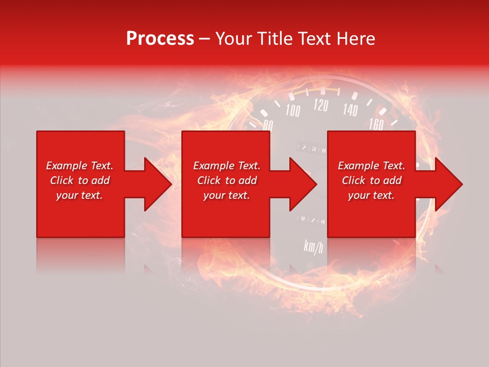 Mode Textured Fire PowerPoint Template