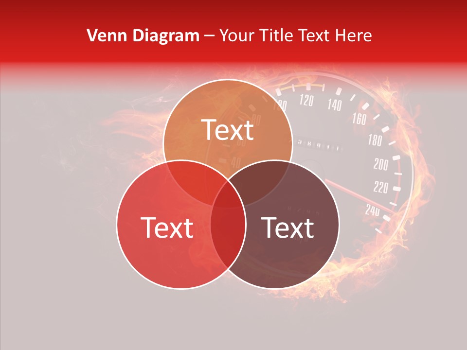 Mode Textured Fire PowerPoint Template