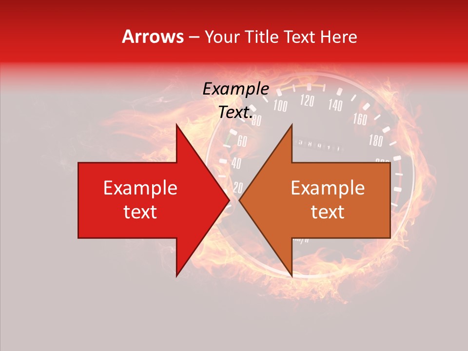 Mode Textured Fire PowerPoint Template