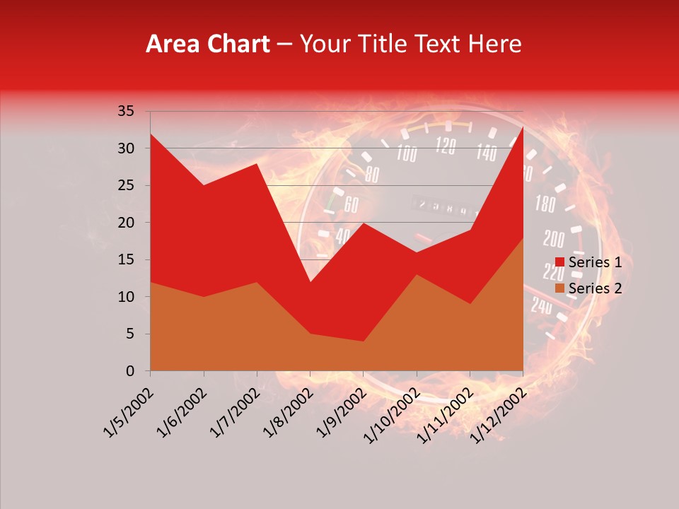 Mode Textured Fire PowerPoint Template