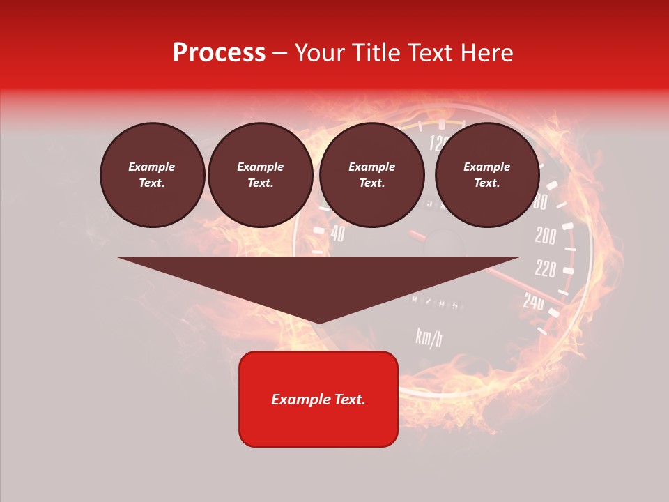 Mode Textured Fire PowerPoint Template