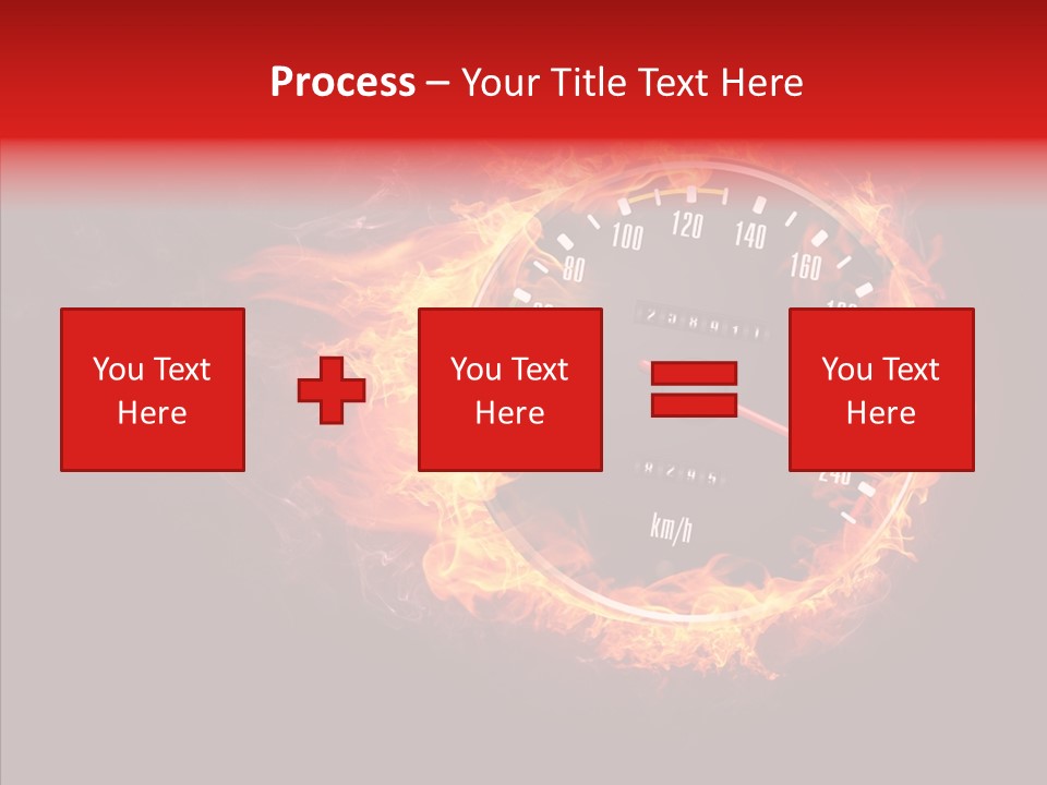 Mode Textured Fire PowerPoint Template