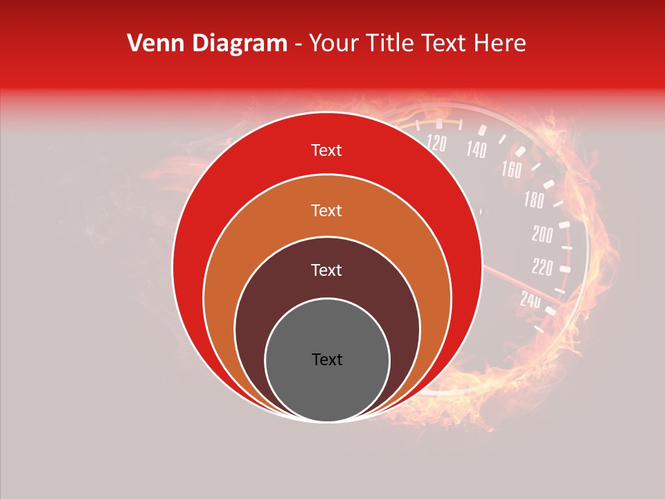Mode Textured Fire PowerPoint Template