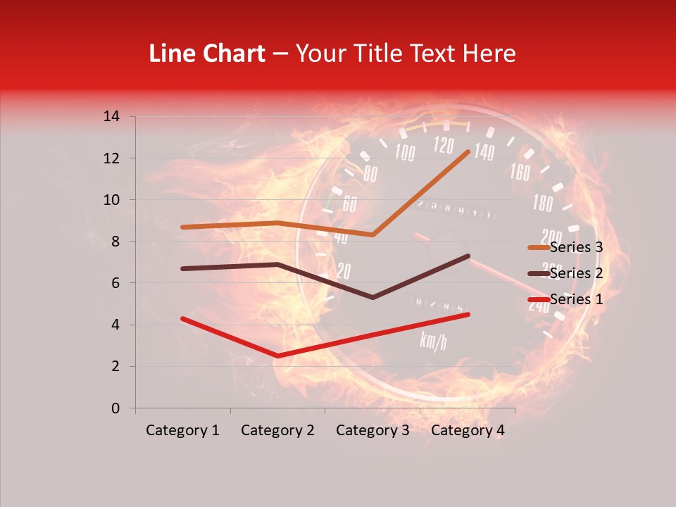 Mode Textured Fire PowerPoint Template