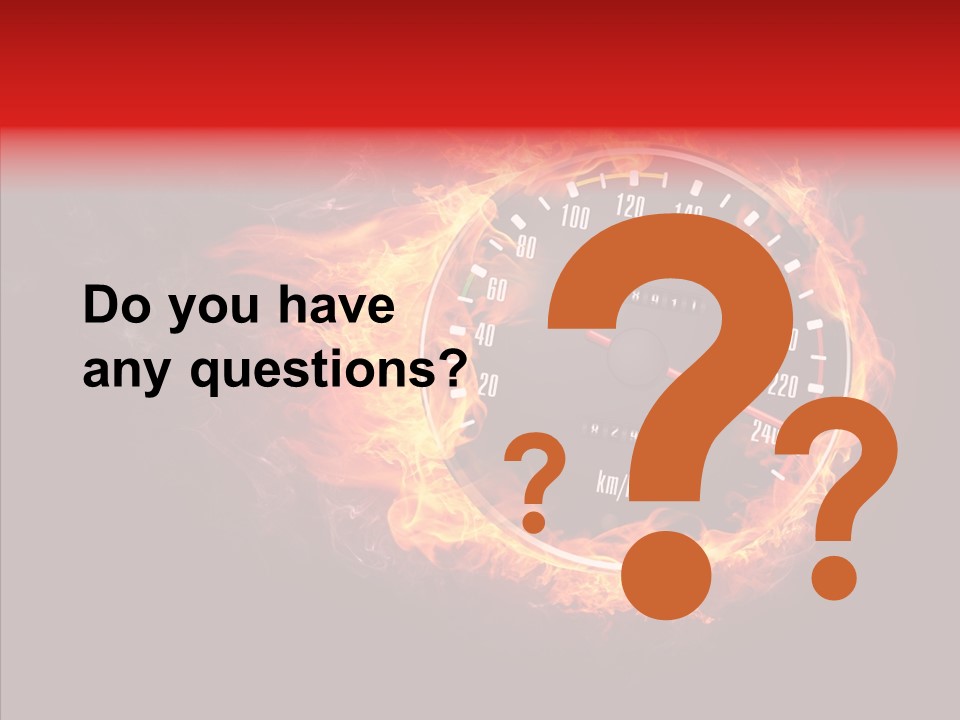 Mode Textured Fire PowerPoint Template