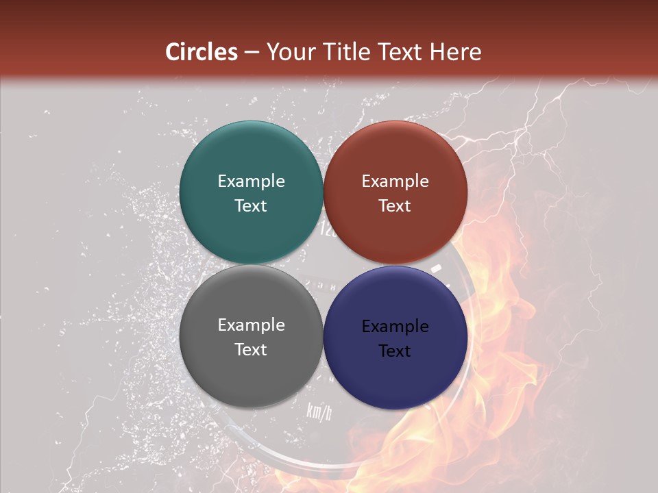 Inferno Black Fast PowerPoint Template