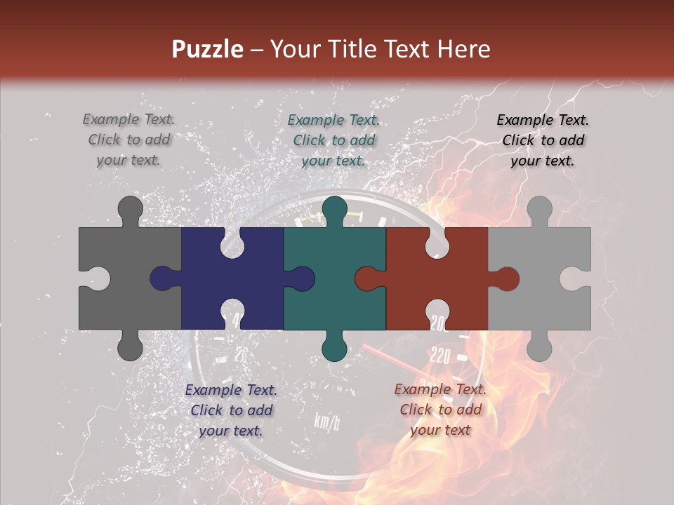 Inferno Black Fast PowerPoint Template