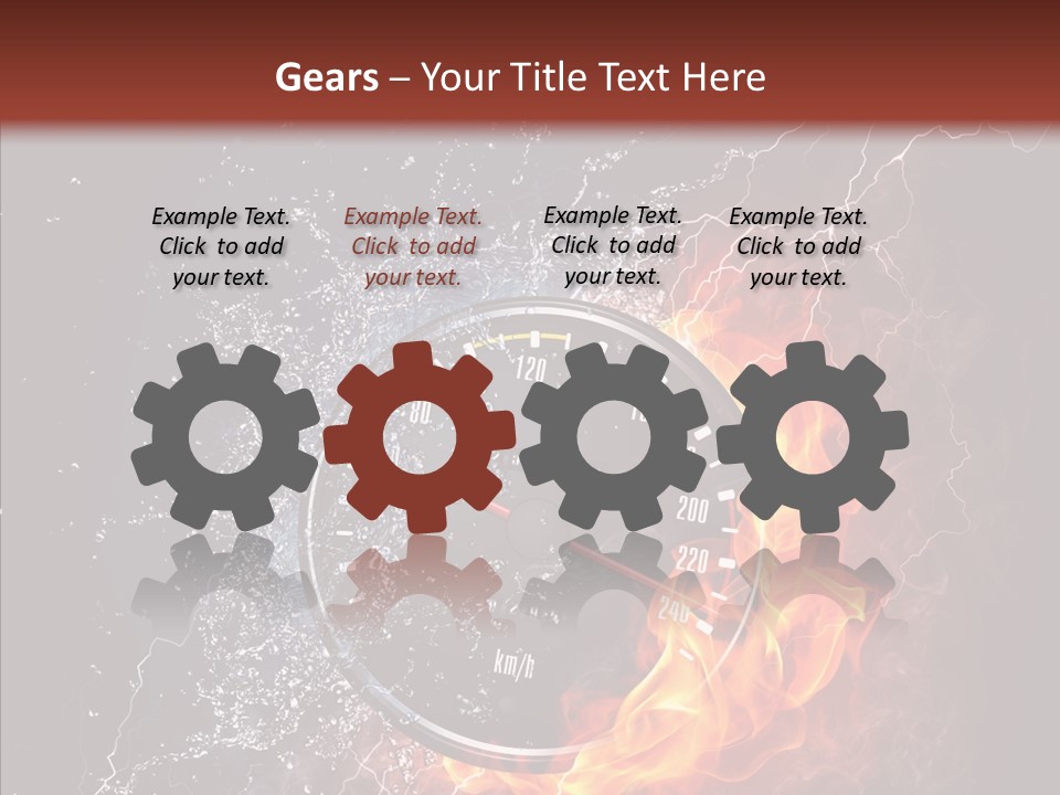 Inferno Black Fast PowerPoint Template