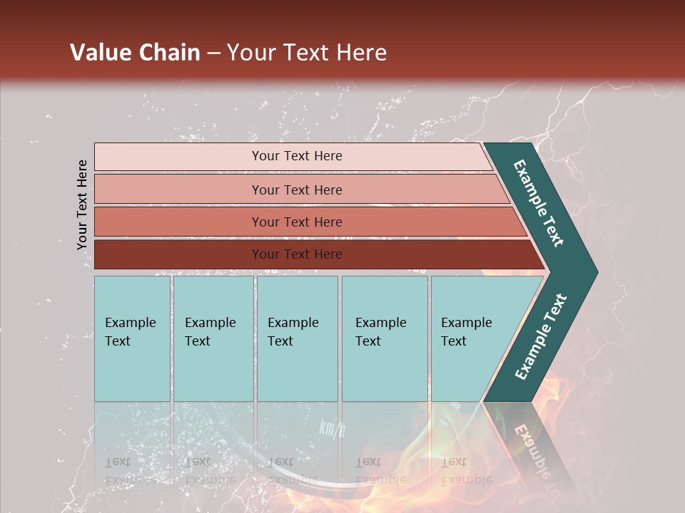 Inferno Black Fast PowerPoint Template