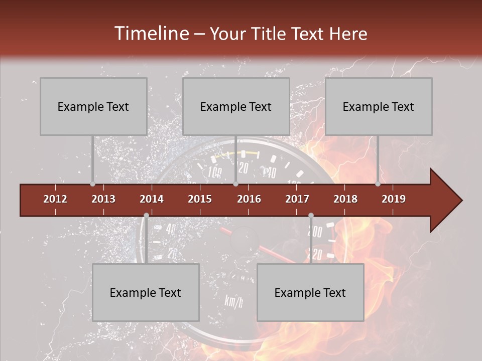 Inferno Black Fast PowerPoint Template