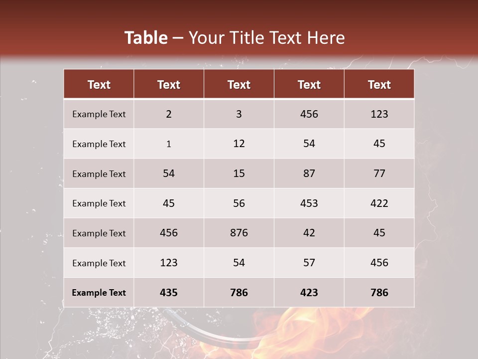 Inferno Black Fast PowerPoint Template