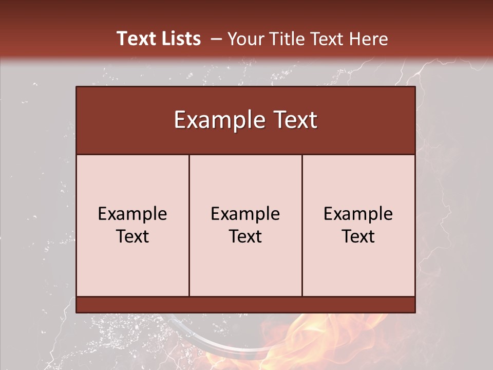 Inferno Black Fast PowerPoint Template