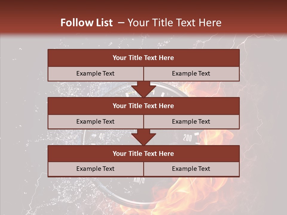 Inferno Black Fast PowerPoint Template