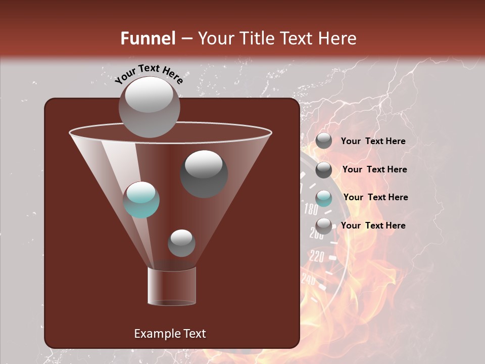 Inferno Black Fast PowerPoint Template