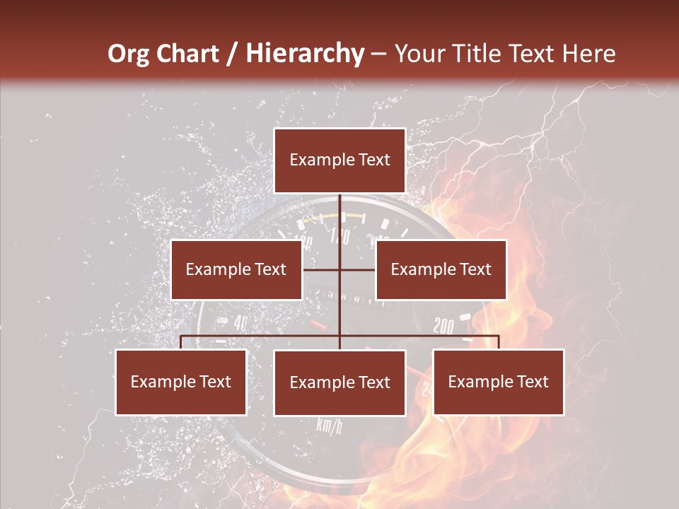 Inferno Black Fast PowerPoint Template