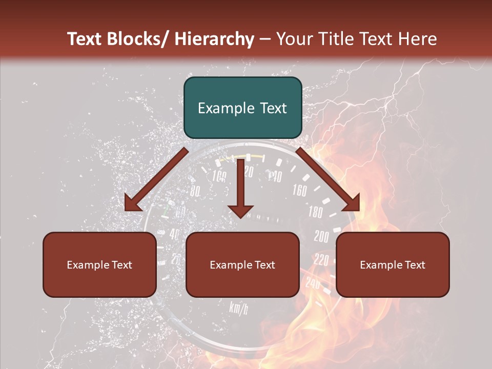 Inferno Black Fast PowerPoint Template