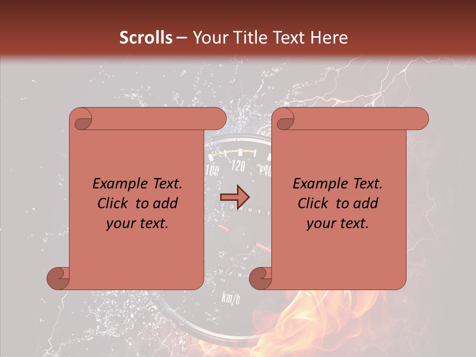 Inferno Black Fast PowerPoint Template