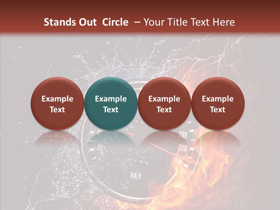 Inferno Black Fast PowerPoint Template