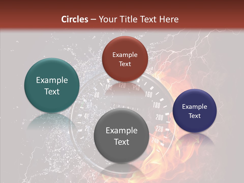 Inferno Black Fast PowerPoint Template
